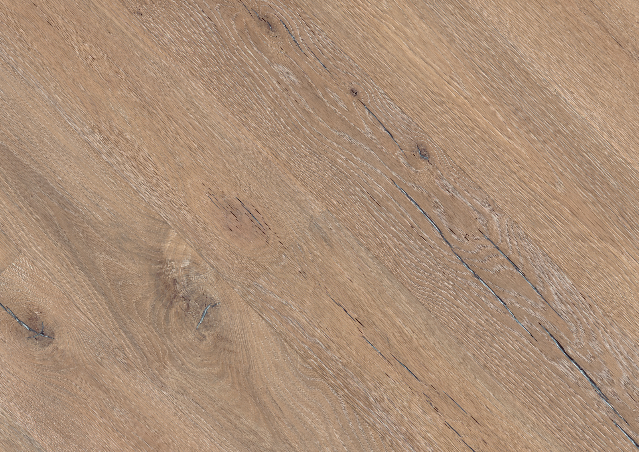 Design-Parkett Landhausdiele Oak No.12 Lancaster von Bennett & Jones, 14 mm Eiche, weißgewaschene Oberfläche, fußbodenheizungsgeeignet
