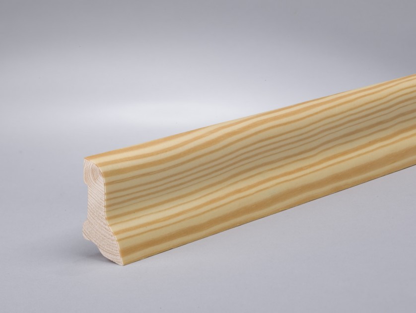 WAGNER furnierte Sockelleiste Art. 7500-25 Profil 7500 Massivholz Kiefer UV-lackiert 40 x 22 mm