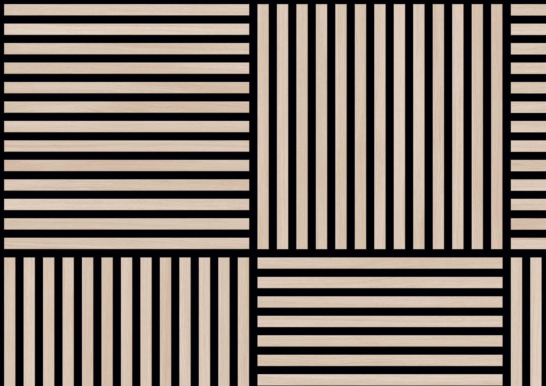 Ter Hürne Akusticpaneele Silent Design 1-Side Collection Art. 1101321502 Eiche Themse Fineline quadrat