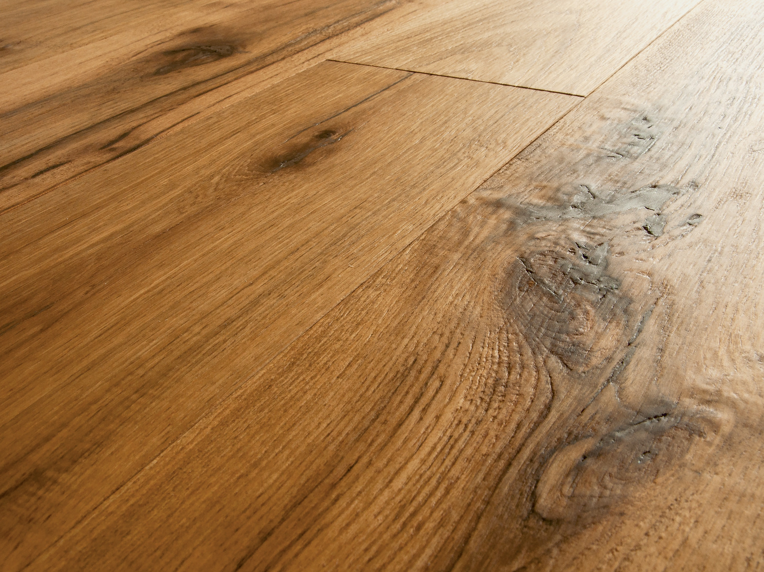 Engineered Hardwood Bodendiele Bennett & Jones ‘Hickory No.1 Smithfield’, 15 mm Echt-Holz, fußbodenheizungsgeeignet