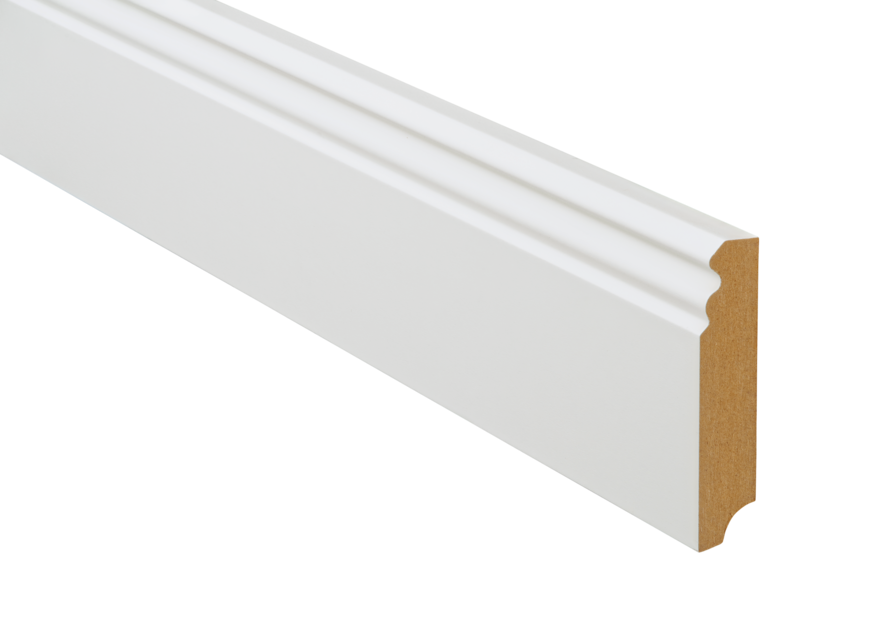 Ter Hürne Sockelleiste SKL P90 Art. 1101040020 weiß matt 18 x 90 x 2600 mm