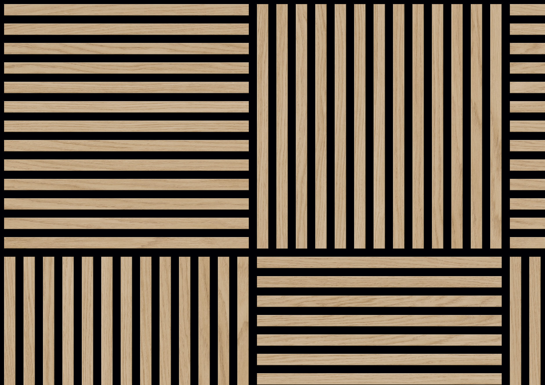 Ter Hürne SilentDesign Akustikpaneel 'Walnut Trent' Quadrat, 21 mm naturgeölt – akustisch wirksam, warmes Nussbaumdekor